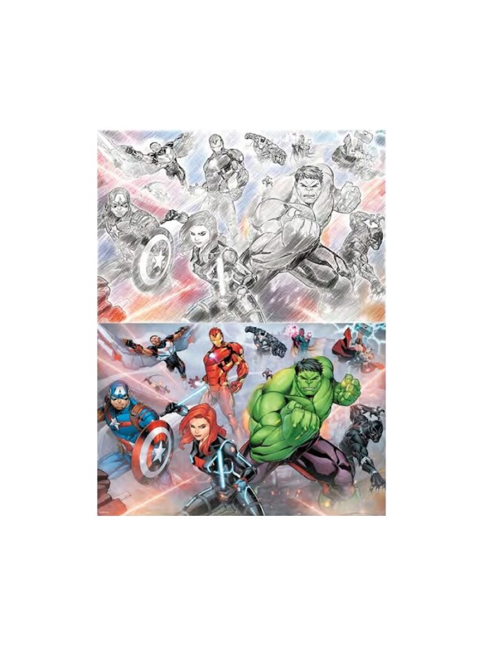 Puzzle para rascar prime 3d marvel 150 piezas Puzzle para rascar prime 3d marvel 150 piezas