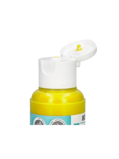 Pintura acrilica liderpapel bote de 80 ml amarillo