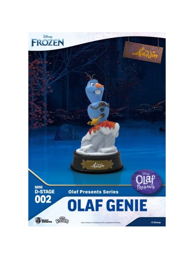 Figura beast kingdom minidstage disney olaf presenta olaf genio