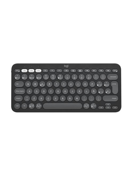 Teclado logitech pebble keys 2 k380s inalambrico grafito