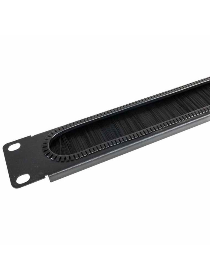 Panel pasacable entrada cables con cepillo para armario rack 19 pulgadas Panel pasacable entrada cables con cepillo para armario rack 19 pulgadas