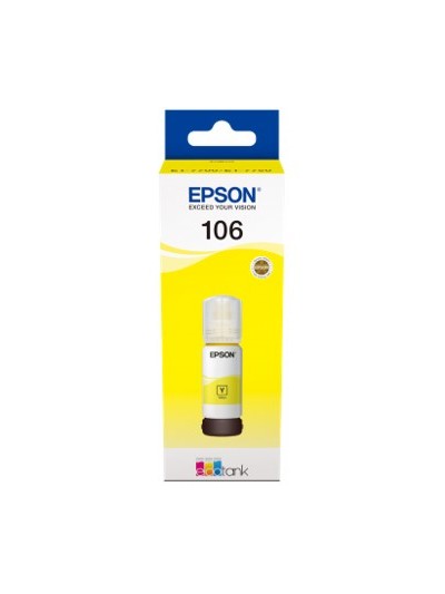 Cartucho tinta epson c13t00r440 106 ecotank amarillo ink et - 7700 - et - 7750