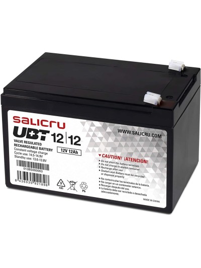 Bateria agm salicru compatible para sais 12ah 12v
