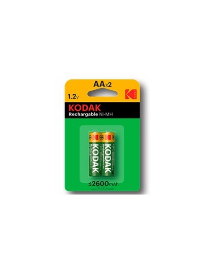 Blister pilas kodak recargables ni - mh aa lr6 2600 mah - blister 2 pilas