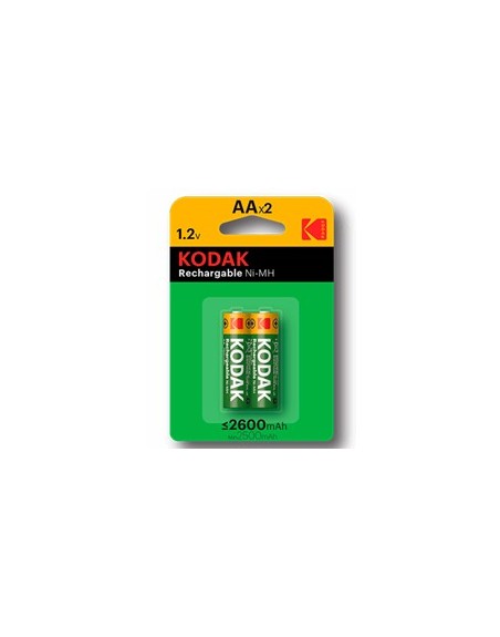 Blister pilas kodak recargables ni - mh aa lr6 2600 mah - blister 2 pilas