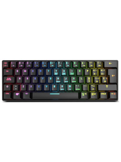 Teclado mini krom gaming kluster rgb wireless