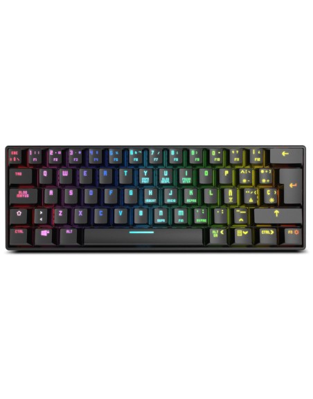 Teclado mini krom gaming kluster rgb wireless