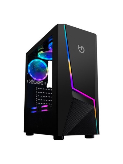 Caja ordenador gaming hiditec atx v20 pro argb cristal templado
