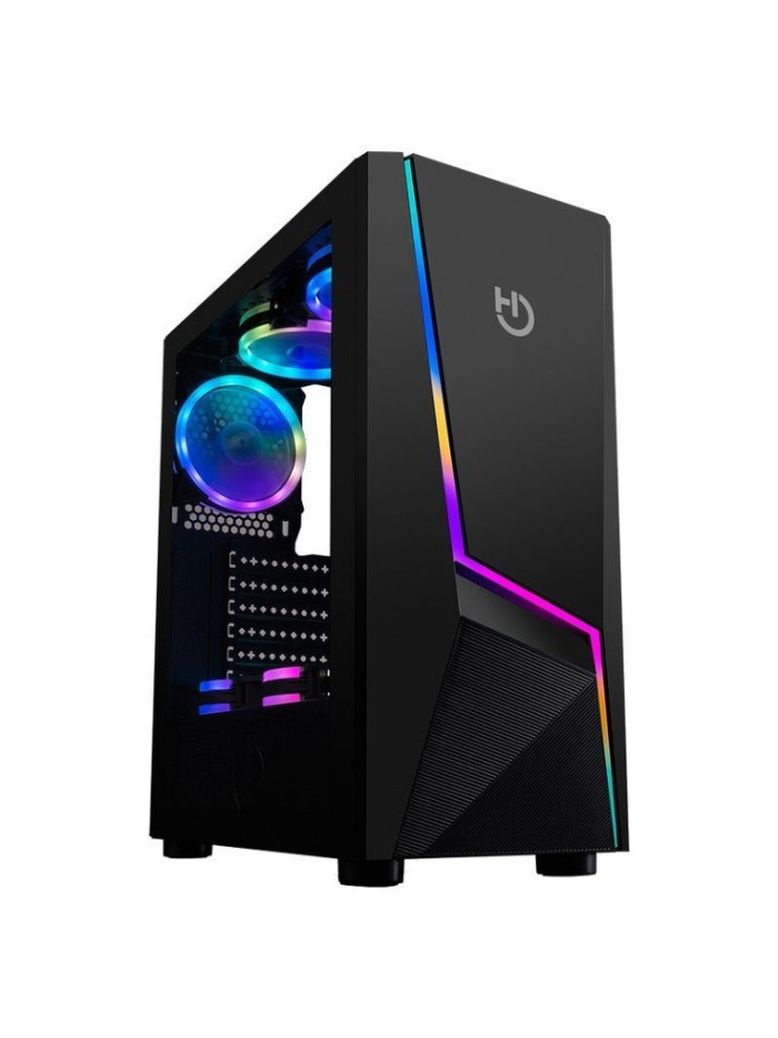 Caja ordenador gaming hiditec atx v20 pro argb cristal templado Caja ordenador gaming hiditec atx v20 pro argb cristal templado