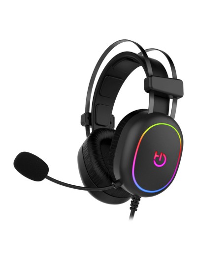 Auriculares gaming hiditec erys argb para smartphone pc tablet mp3 xbox ps4