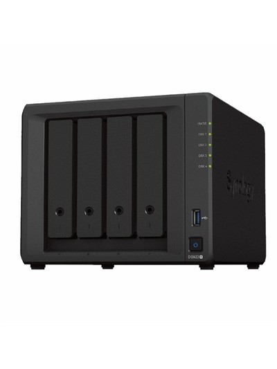 Servidor nas synology disk station ds923+ 4gb 4 bahias raid gigabit ethernet