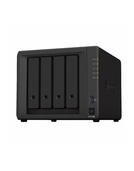 Servidor nas synology disk station ds923+ 4gb 4 bahias raid gigabit ethernet