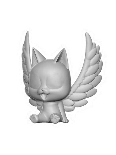 Figura hucha plastoy fairy tail happy alas desplegadas