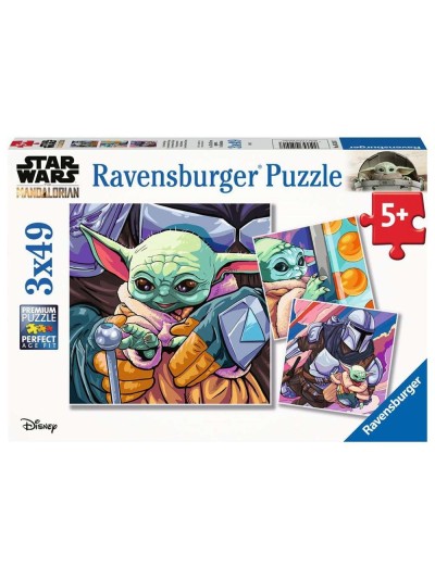 Puzzle ravensburger the mandalorian: baby yoda 3x49