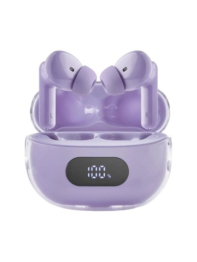 Auriculares bluetooth intenso buds plus tws anc+enc lila