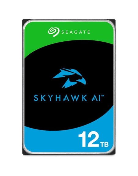 Disco duro interno hdd seagate skyhawk ai st12000ve003 12tb 3.5 pulgadas 7200rpm - 512mb - sata3