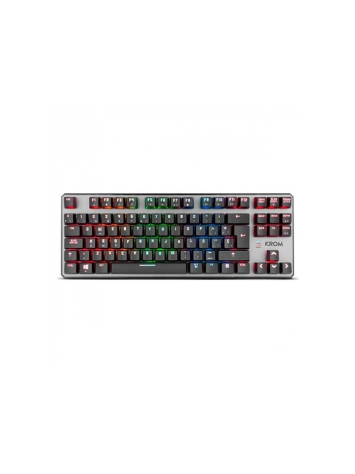 Teclado gaming krom kernel tkl rgb usb mecanico Teclado gaming krom kernel tkl rgb usb mecanico