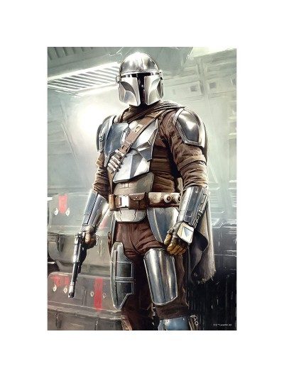 Puzle lenticular prime 3d 200 piezas the mandalorian el mandaloriano mando