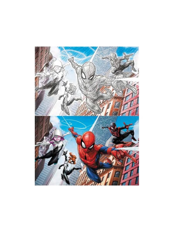 Puzzle para rascar prime 3d marvel multi universo 150 piezas Puzzle para rascar prime 3d marvel multi universo 150 piezas