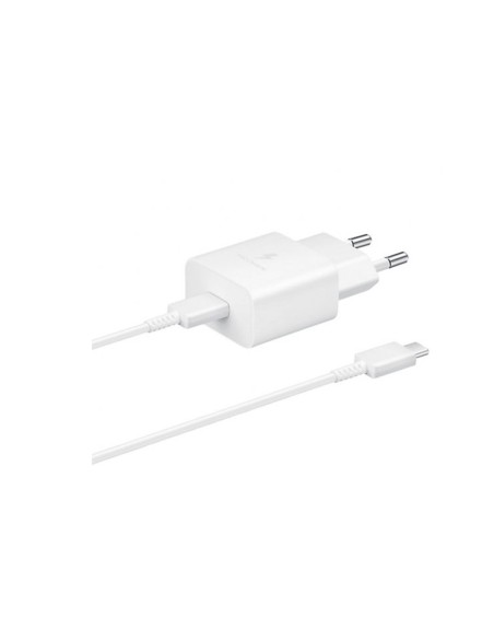 Cargador samsung ep - t1510xwegeu usb - c 15w + cable usb - c blanco