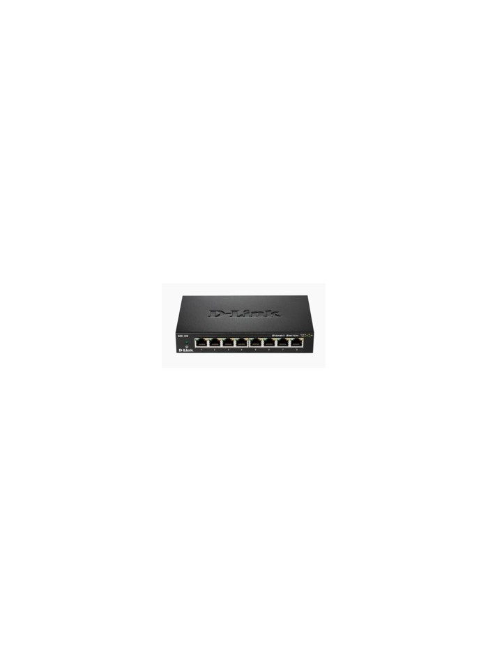 Switch 8 ptos 10 - 100 - 1000 dgs - 108 d - link metal Switch 8 ptos 10 - 100 - 1000 dgs - 108 d - link metal