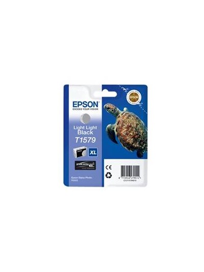 Cartucho tinta epson t157940 gris claro para epson photo r3000 - c13t15794010 - tortuga