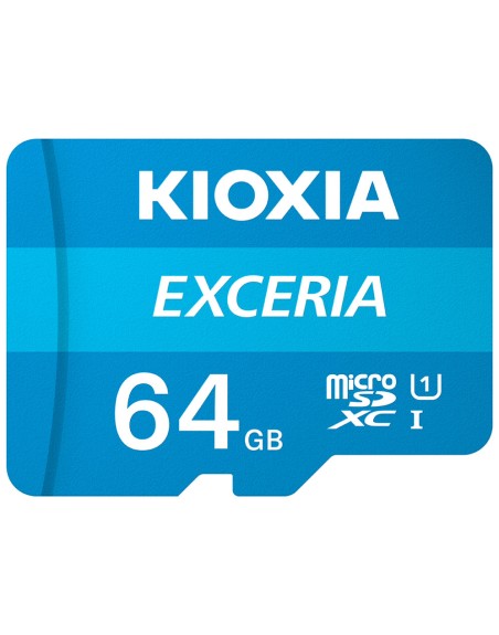 Tarjeta micro sd kioxia 64gb exceria uhs - i c10 r100 con adaptador
