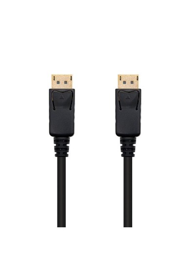Cable displayport nanocable 2m - macho - macho - negro