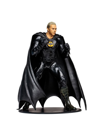 Megafigura mcfarlane toys dc multiverse the flash - batman michael keaton sin mascara