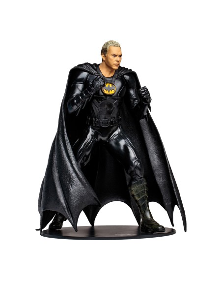 Megafigura mcfarlane toys dc multiverse the flash - batman michael keaton sin mascara