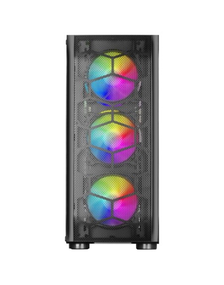Caja ordenador mars gaming mc - kx negro e - atx 1 x usb 3.0 2 x usb 2.0 5 x 120mm argb