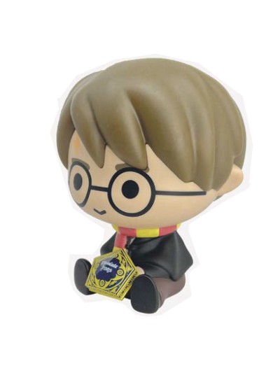 Figura hucha plastoy harry potter harry potter con caja rana de chocolate