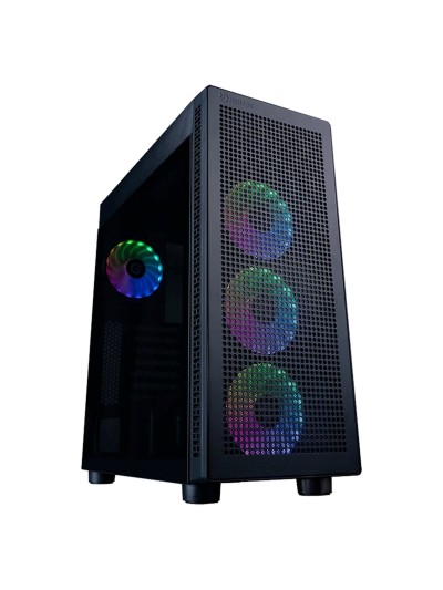 Caja ordenador gaming hiditec atx h1 air argb cristal templado
