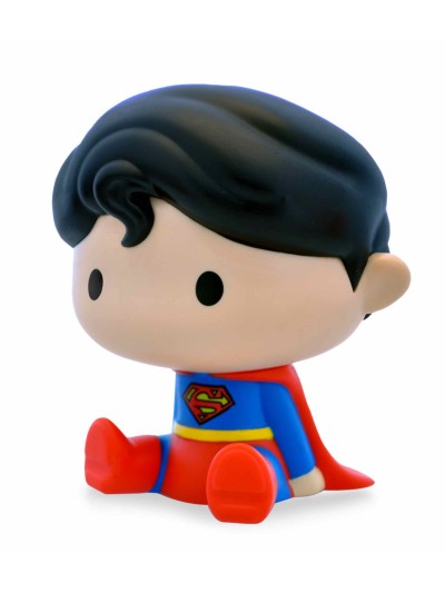 Figura hucha plastoy dc comics justice league superman chibi
