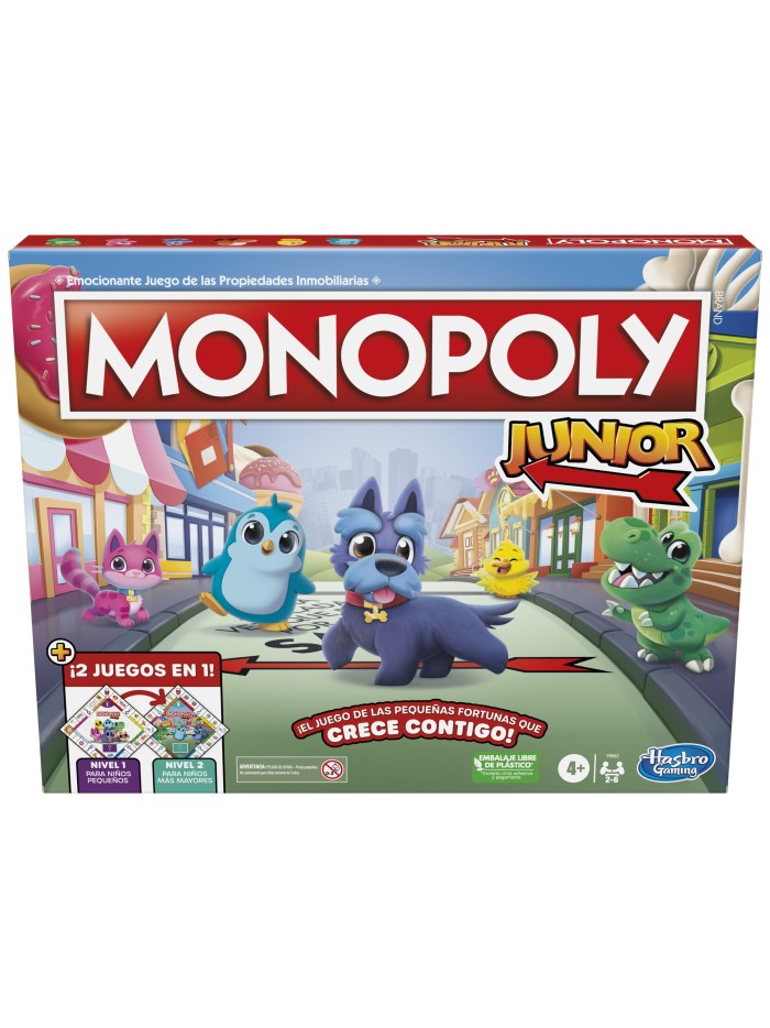 Juego de mesa hasbro monopoly junior español Juego de mesa hasbro monopoly junior español