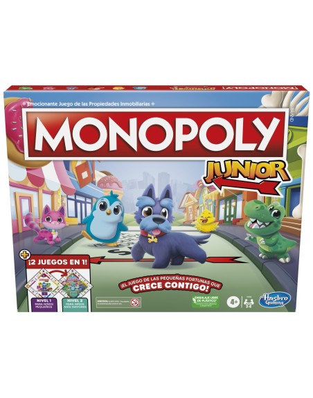 Juego de mesa hasbro monopoly junior español