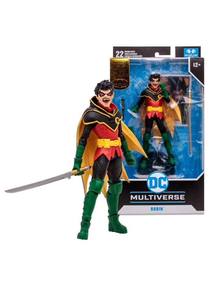 Figura mcfarlane dc multiverse damian wayne robin 17cm Figura mcfarlane dc multiverse damian wayne robin 17cm