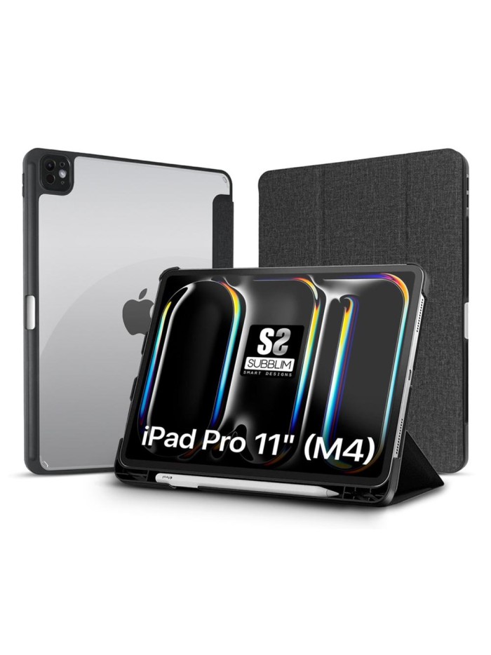 Funda subblim clear shock case para ipad pro 11 pulgadas 2024 negro Funda subblim clear shock case para ipad pro 11 pulgadas 2024 negro