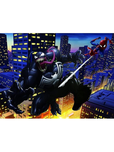 Puzle lenticular prime 3d 500 piezas marvel spiderman & venom