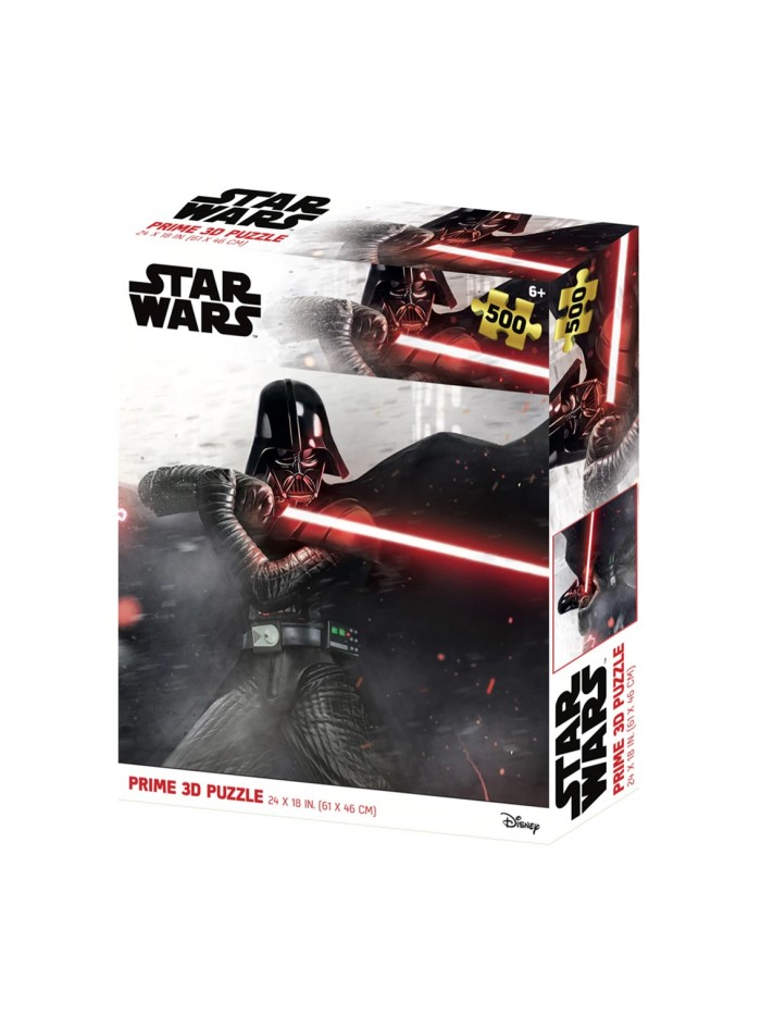 Puzle lenticular prime 3d star wars darth vader pose pelea 500 piezas Puzle lenticular prime 3d star wars darth vader pose pelea 500 piezas