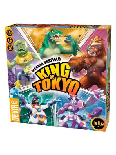 Juego de mesa devir king of tokyo pegi 8