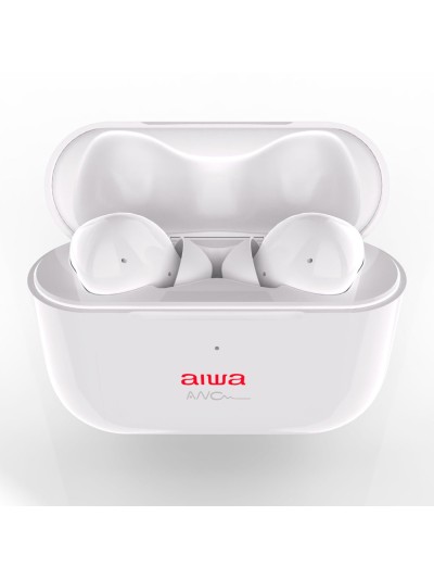 Auriculares inalambricos aiwa ebtw - 888anc bluetooth - cancelacion de ruido - color blanco