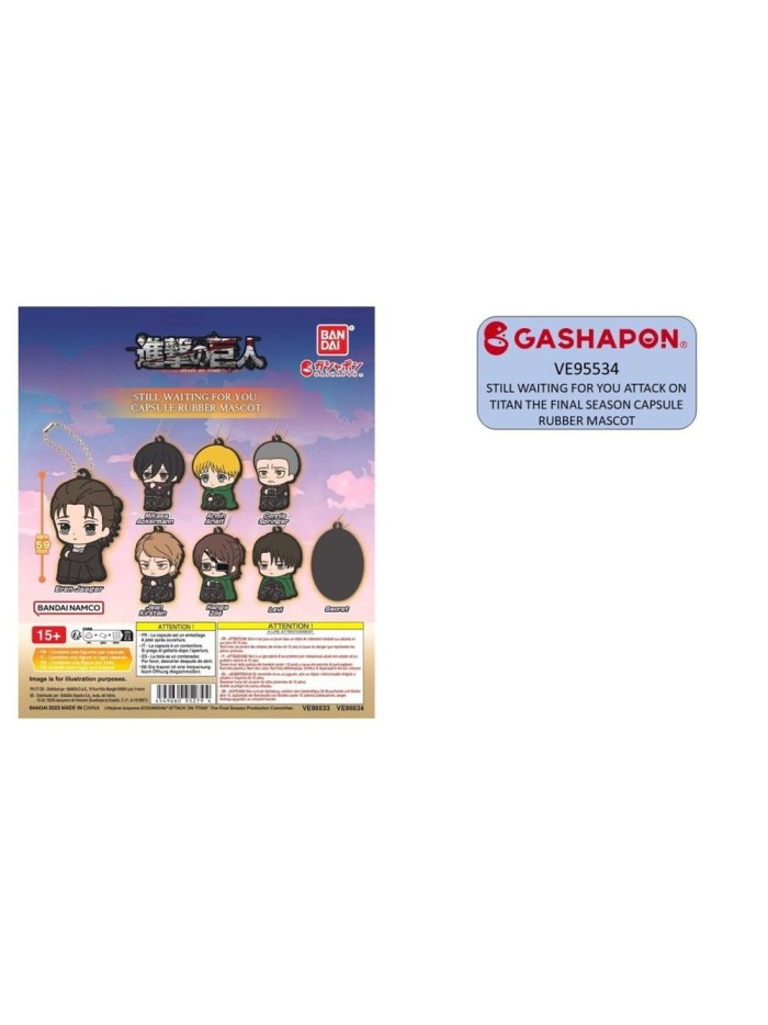 Set gashapon figuras bandai lote 40 articulos still waiting for you attack on titan t Set gashapon figuras bandai lote 40 articulos still waiting for you attack on titan t