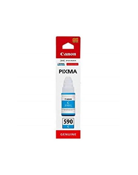 Botella tinta canon gi - 590c cian 70ml 7000 paginas