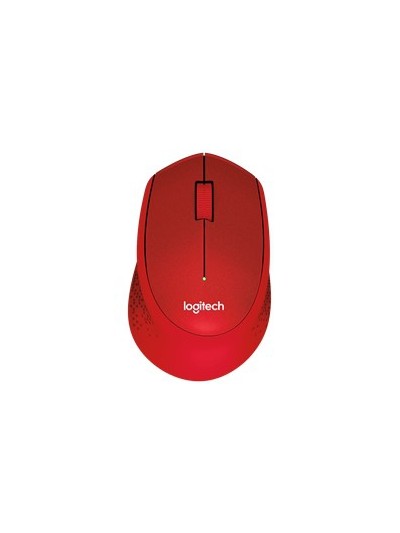 Mouse raton logitech m330 optico wireless inalambrico silent plus rojo