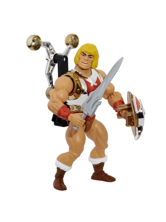 Figura mattel masters of the universe origins he - man puño volador Figura mattel masters of the universe origins he - man puño volador