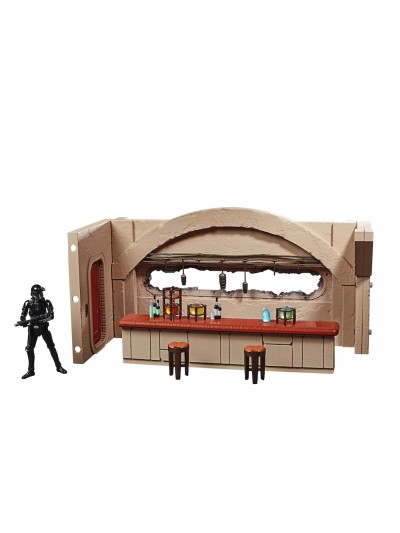 Set nevarro cantina + figura hasbro 9 -5 cm death trooper the mandalorian star wars vintage f39025