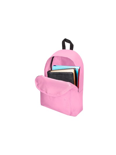 Cartera liderpapel mochila color rosa 400x125x300 mm