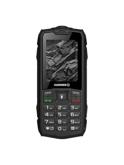 Telefono movil rugerizado hammer rock 2.4 pulgadas - 0.3mpx - 2g