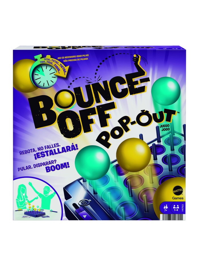 Juego de mesa mattel bounce off pop - out! Juego de mesa mattel bounce off pop - out!